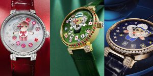 Louis Vuitton Tambour Slim Vivienne Jumping Hours: Sự kết hợp của đồng hồ với tính nghệ thuật